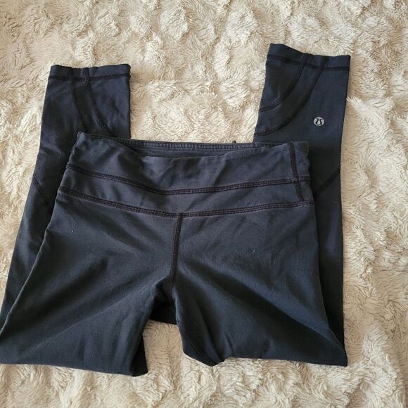Lululemon Active Black Leggings Size 4/Small - Picture 4 of 8